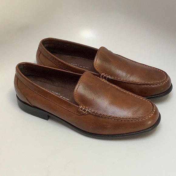 Rockport Other - Rockport Walkability Men's Classic Brown Loafers Size 10 With ADIPRENE by Adidas